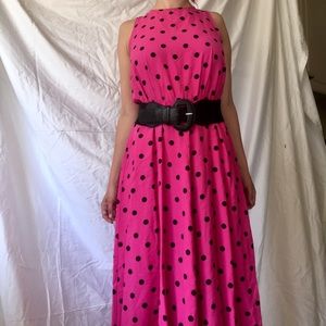 Pink Polka Dot Dress!